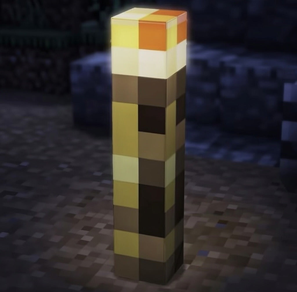 Lampa LED w kształcie pochodni